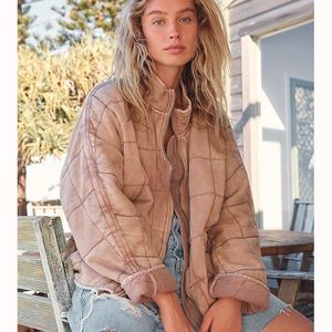 FREE PEOPLE - Dolman Jacket - Light Grey - Size Medium